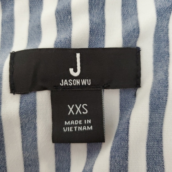 Jason Wu Blue White Striped Womens Jumpsuit Size XXS - Picture 10 of 14